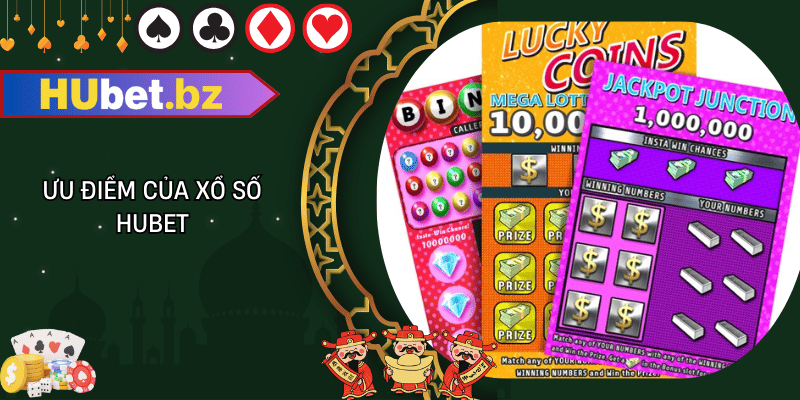 Ưu điểm của xổ số hubet